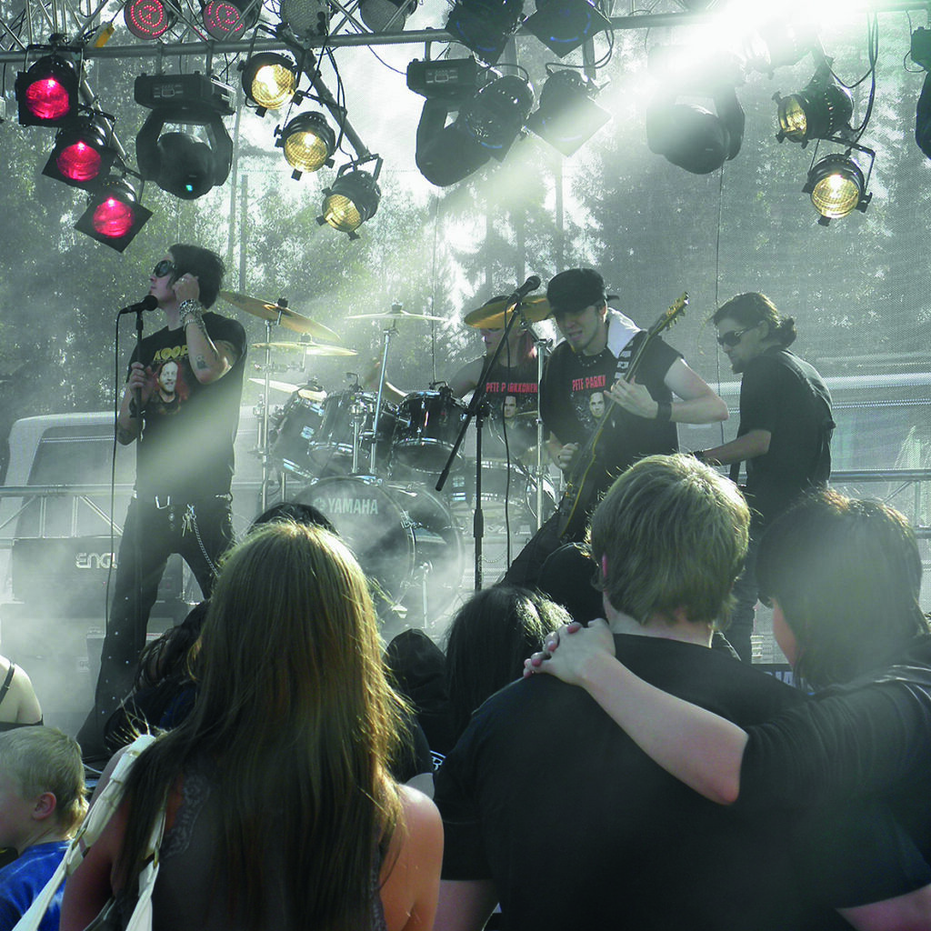 Kuva: Aivan Loimaan keskustassa on kesän kovia festareita kuten Kuissirock ja Sillanalusrock. 