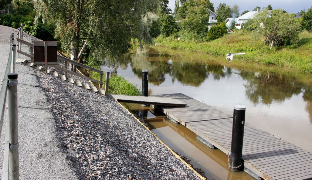 Loimaan keskustan jokirantapuisto