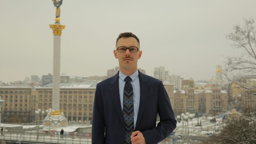 Toimittaja Maxim Fedorov Ukrainassa.