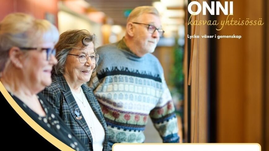 Vanhustenviikon mainos.