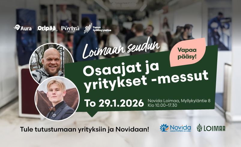 Messumainos, jossa Mika "immu2 Ilmenin ja Arvi "Korumies" Martikaisen pääkuvat