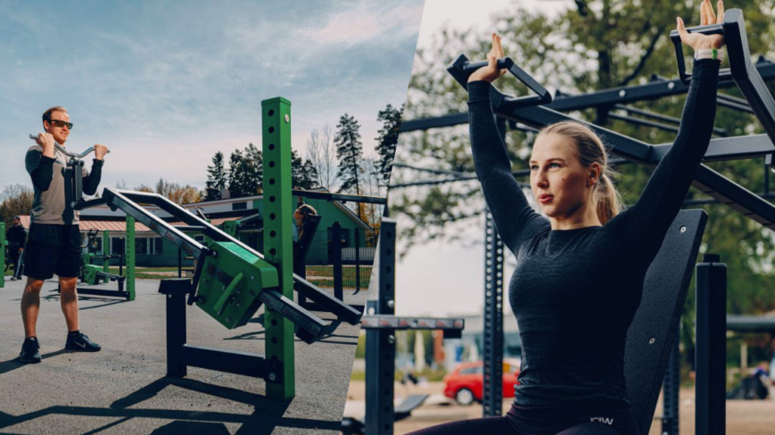 Omnigym laitteiden esittelykuva.