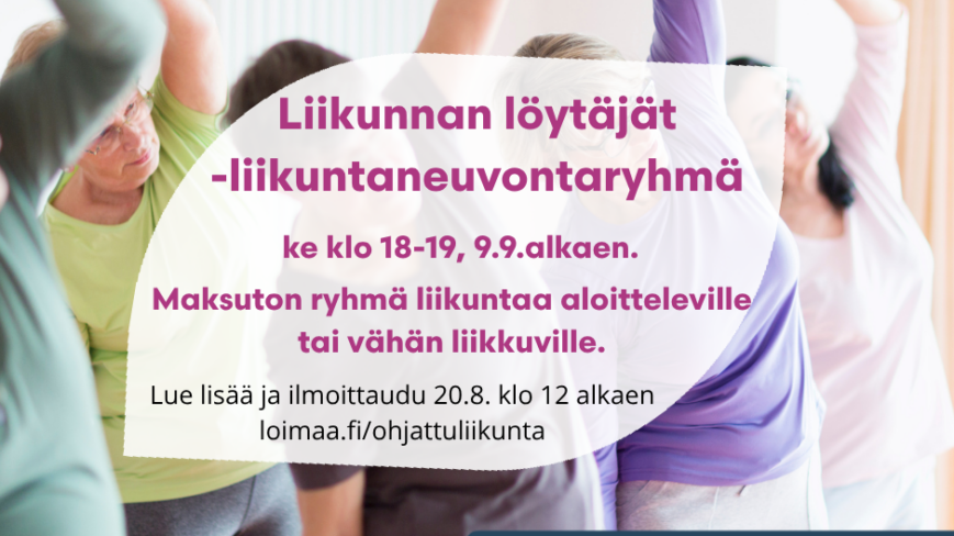 Liikunnan löytäjät -liikuntaneuvontaryhmä