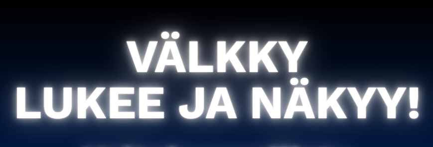 Kuvassa on valtakunnallisen heijastinpäivän mainos.